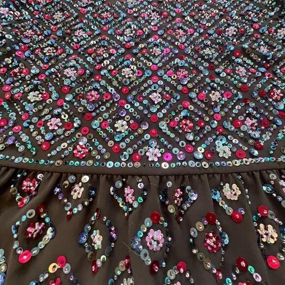 Anthropologie Carnation Lily Lily Rose Embellished Sleeveless Top - Size M - Picture 8 of 8